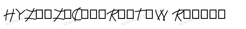 HYZhuZiChaoRanTiW Re字体转换